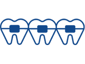 metal braces icon